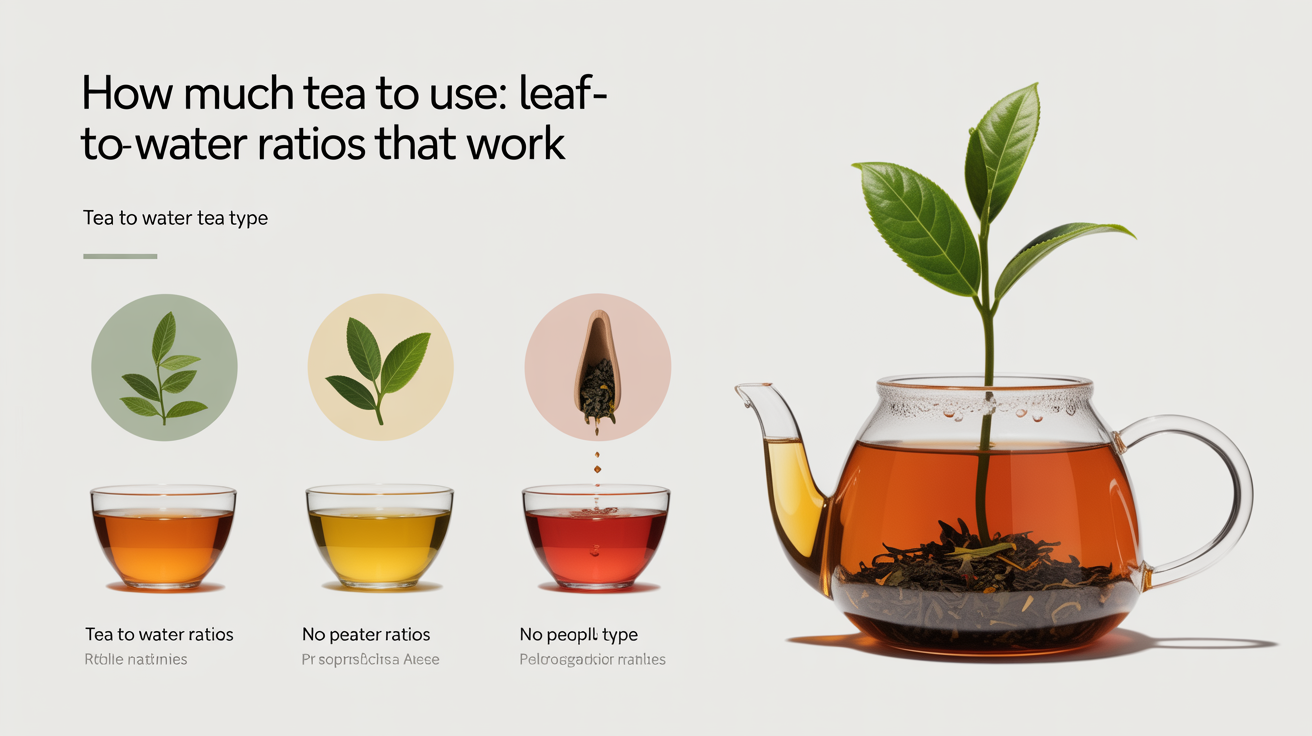 Tea to Water Ratios by Tea Type