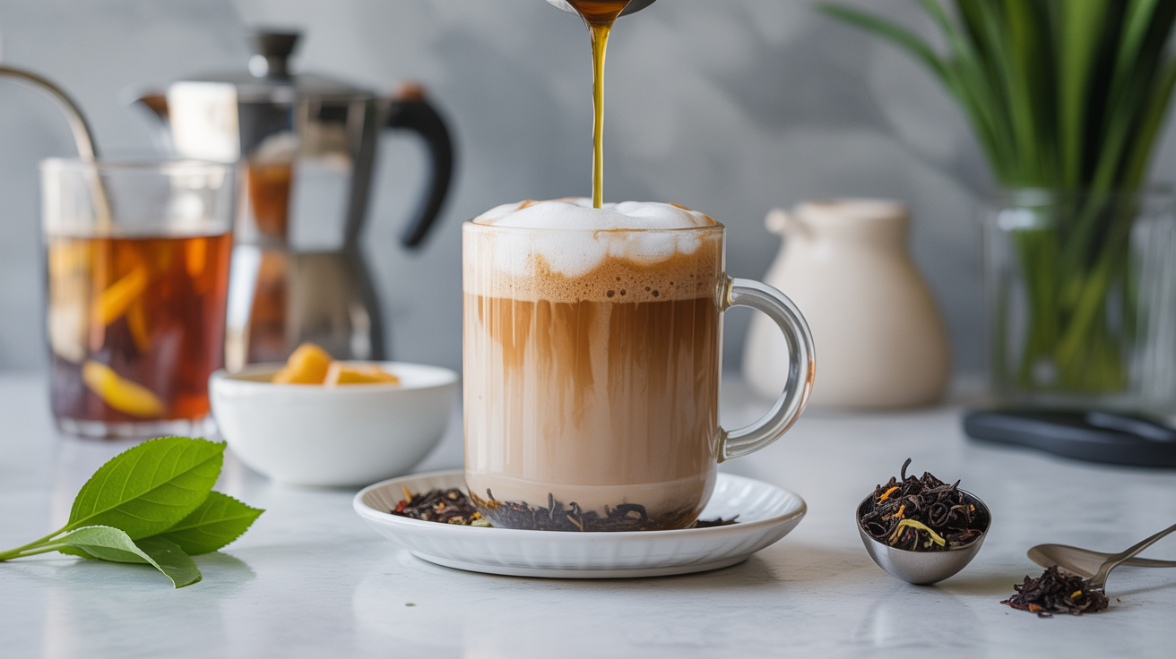 How to Make a Tea Latte at Home
