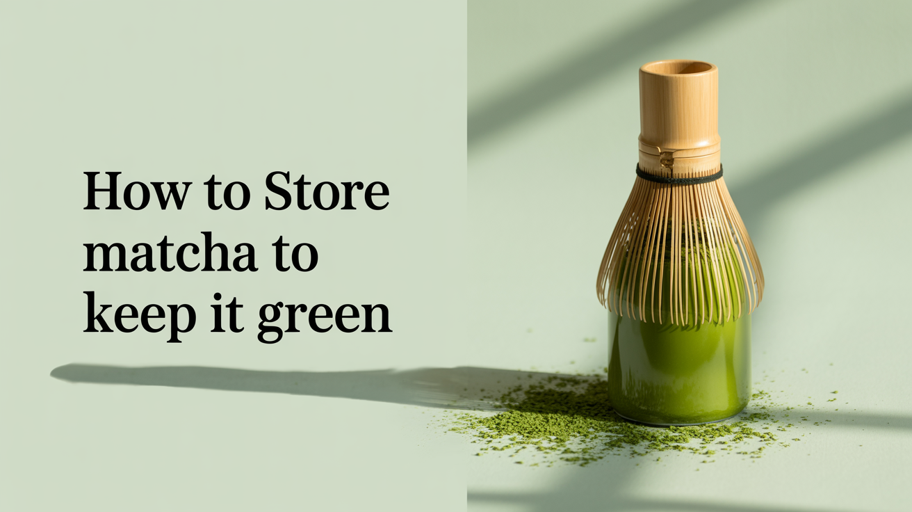 How to Store Matcha to Keep It Green