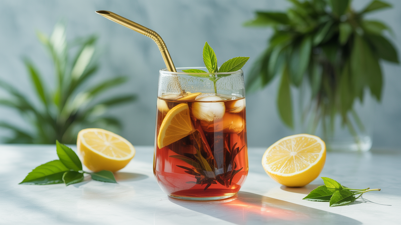 Iced Tea From Hot-Brewed Leaves: The Flash-Chill Method
