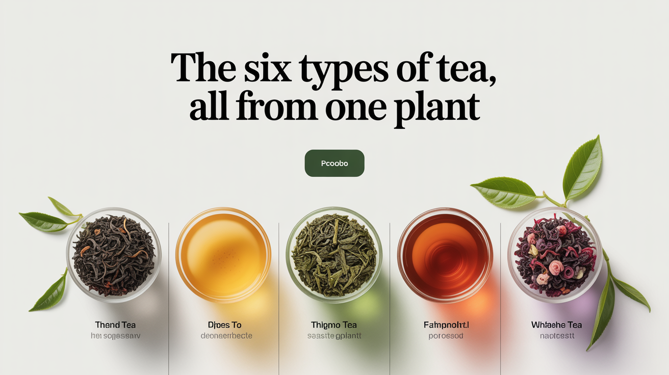 The Six Types of Tea, All From One Plant